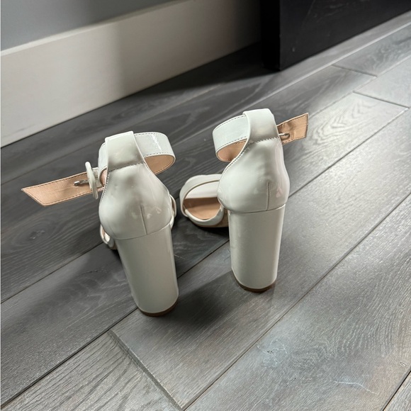 White patent leather, black heel size 8 worn once! - Picture 2 of 3